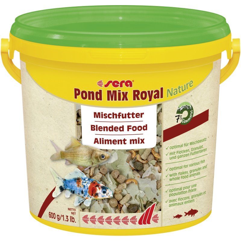 Sera kompletní krmivo pro ryby v jezírku Pond Mix Royal 3000ml Nature
