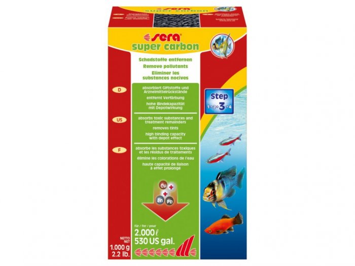 sera super carbon (uhlí) 1.000 g