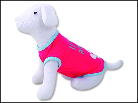 Triko DOG FANTASY macho růžové M/L