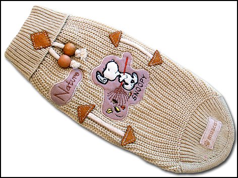 Svetr Snoopy Nature béžový 40 cm