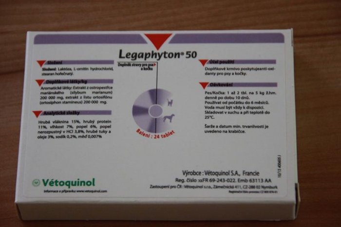 Legaphyton 50mg 24tbl