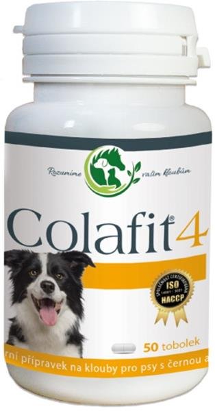 Colafit 4 na klouby pro psy černé/bílé 50tbl