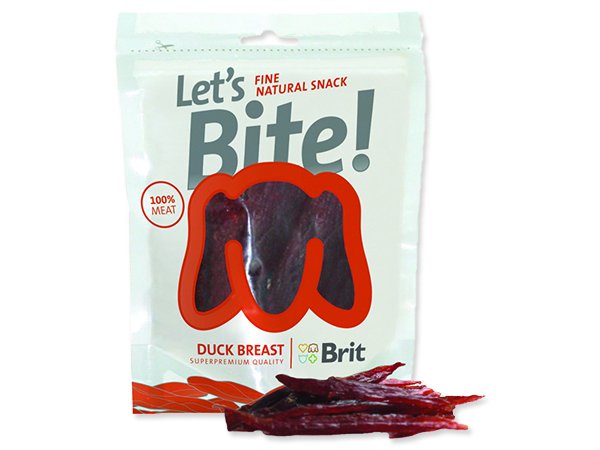 Brit pochoutka Lets Bite duck breast 275g