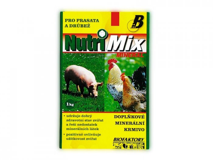 Nutri Mix pro prasata a drůbež Mineral 1kg