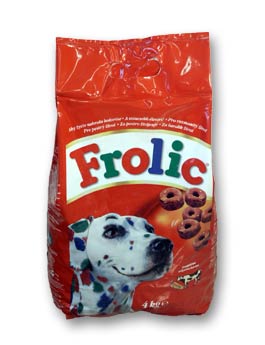 Frolic s hovězím,zeleninou a obilovinami 4kg