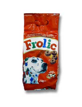 Frolic s hovězím,zeleninou a obilovinami 2kg