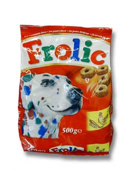 Frolic s drůbežím, zeleninou a obilovinami 500g