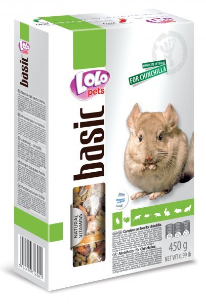 LOLOPETS krmivo činčila 450g