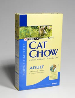 Purina Cat Chow - tuňák,losos 400g