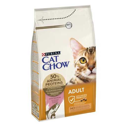 Purina Cat Chow - tuňák,losos 1,5kg