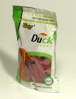 Wanpy Dog pochoutka Jerky Duck sáček 454g