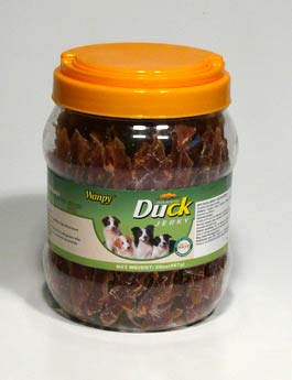 Wanpy Dog pochoutka Jerky Duck Dóza 567g