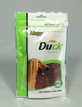 Wanpy Dog pochoutka Jerky Duck 100g