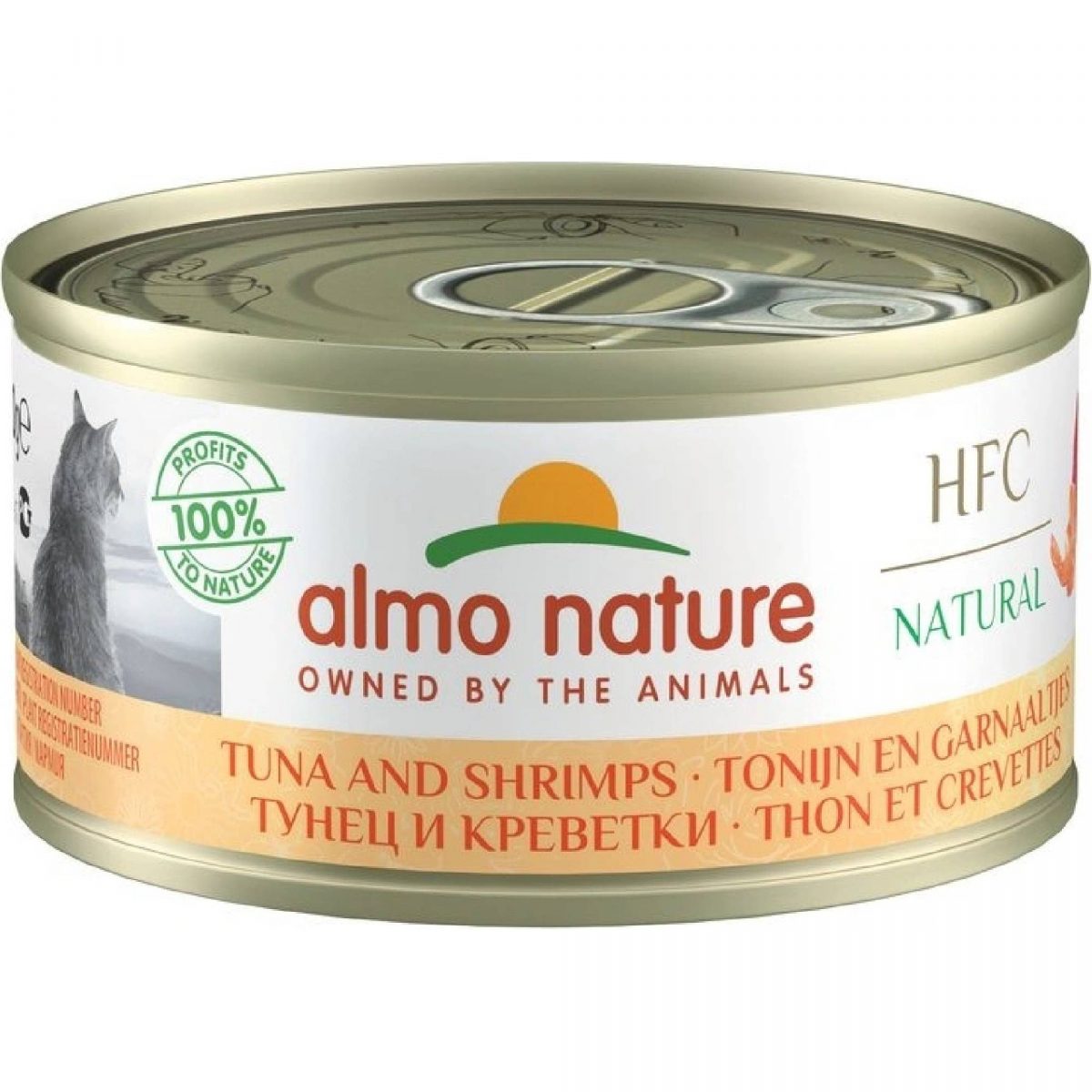 Almo Nature HFC Natural Tuňák a krevety 70 g