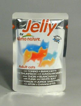 Almo Jelly kapsa kočka  tuňák+sardinky 70g