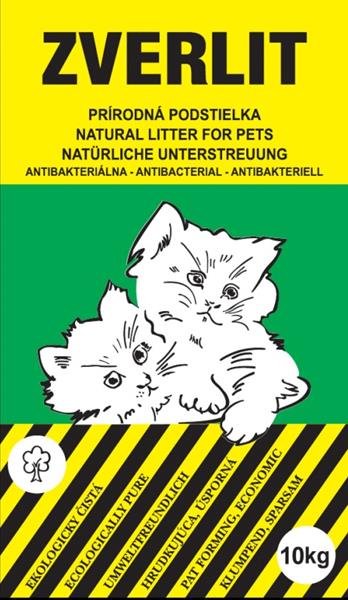 ZVERLIT zelený hrubá Podestýlka kočka 10kg