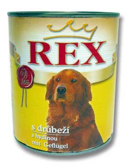 Rek konz. drůbeží pes  855g
