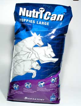 Nutri Can Puppies Large 15kg