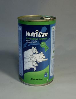 Nutri Can konz. masová kuřecí s hovězím 1300g