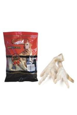 Pamlsek Kuřecí pařát bílý calciový Rapadog 2ks