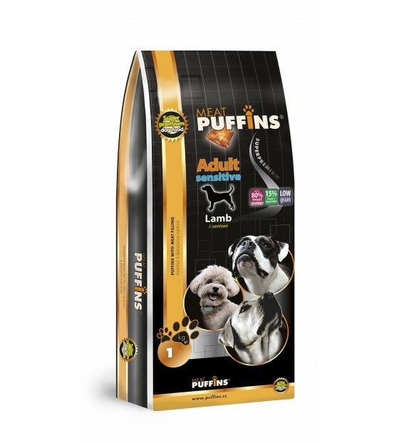 Puffins Dog Adult Sensitive Lamb&Rice 1kg