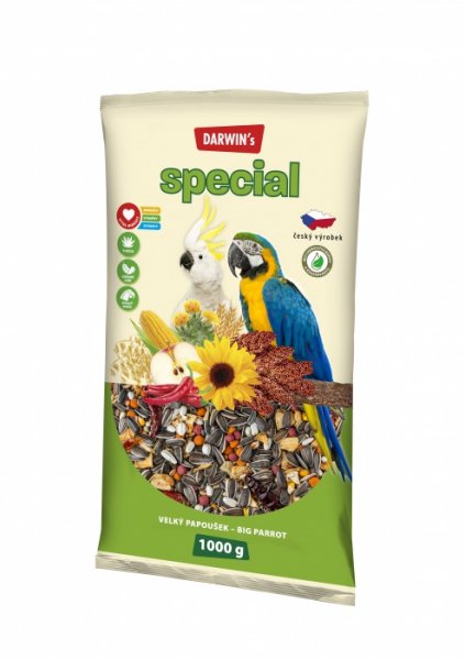 Darwin velký papoušek special 1kg