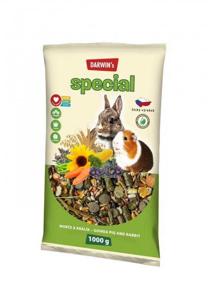Darwin morče,králík special 1kg