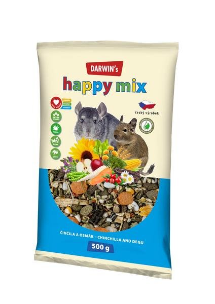 Darwin činčila happy mix 500g