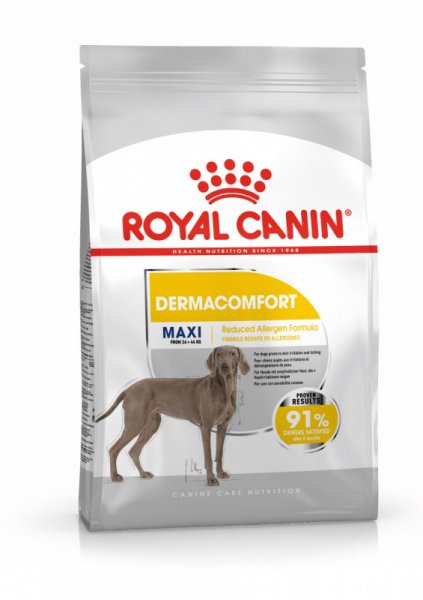 Royal Canin Maxi Dermacomfort granule pro velké psy s problémy s kůží 12 kg