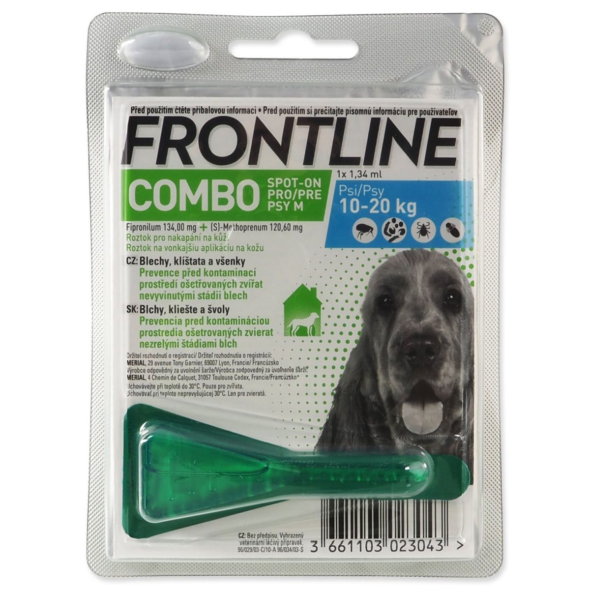 Frontline Combo spot-on M (10-20kg)