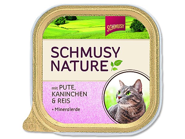 Vanička Schmusy Nature´s Menü krocan + králík 100g