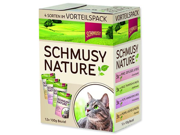 Kapsičky Schmusy Nature´s Menü multipack 1200g