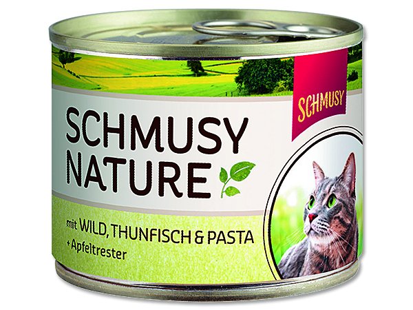 Konz.Schmusy Nature´s Menü zvěřina+tuňák 190g