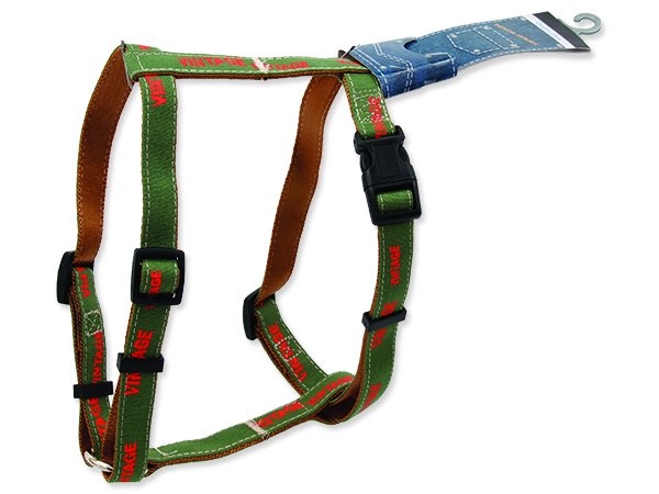 Postroj DOG SQUARE Vintage 46 - 70 cm