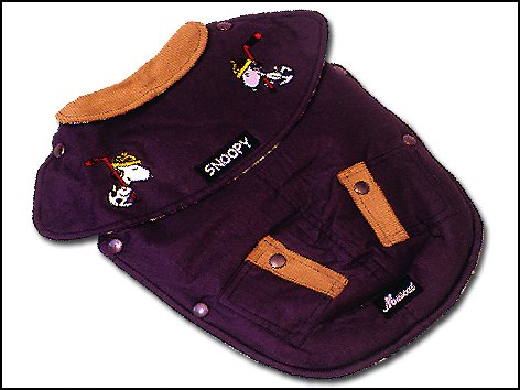 Bunda Snoopy hnědá 46 cm