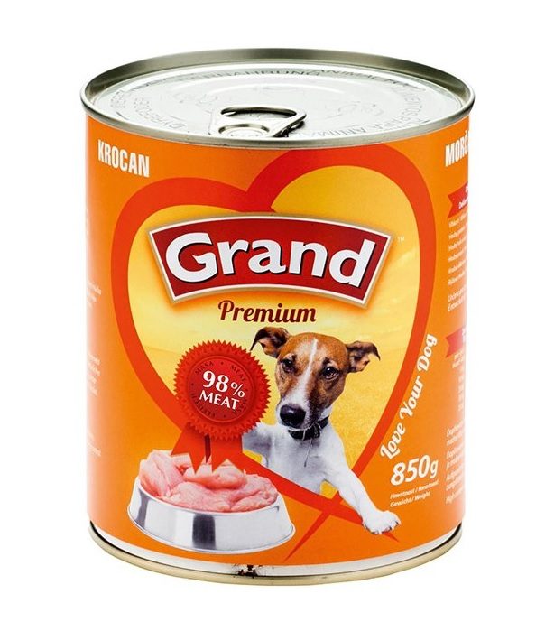 GRAND konz. pes krocaní 850g