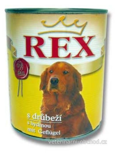 Rek(Rex) konz. drůbeží pes 1250g
