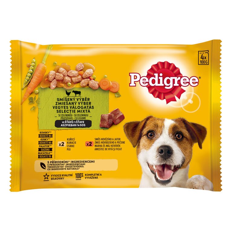Pedigree Smíšený výběr se zeleninou 4x100g
