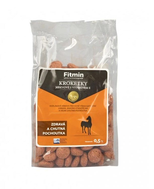 Fitmin horse KROKETKY mrkev+ vit.E 500g