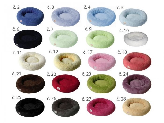 Pelech Amélie/Fopeli plyš kulatý 50cm tm. Modrá vz.6