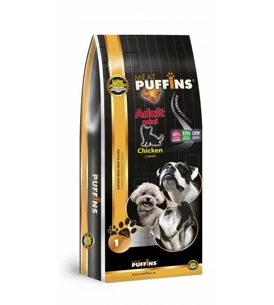 Puffins Yorkshire & Adult Mini, Chicken & lamb 1kg
