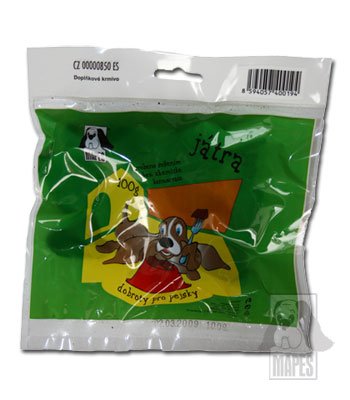 Pochoutka sušená MAPES játra 100g