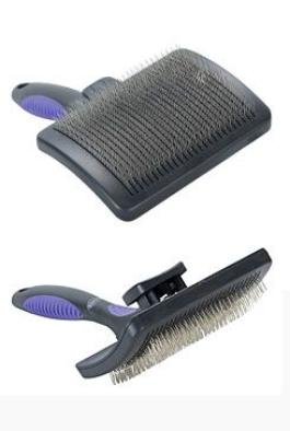 KRUUSE Kartáč na srst samočistící hrubý L BUSTER