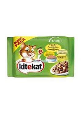 Kitekat kapsa Menu z 5 druhů masa 4x100g
