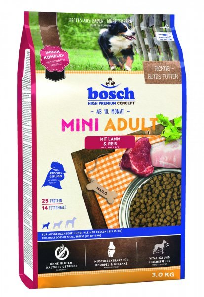 Bosch Dog Adult Mini Lamb & Rice 1kg