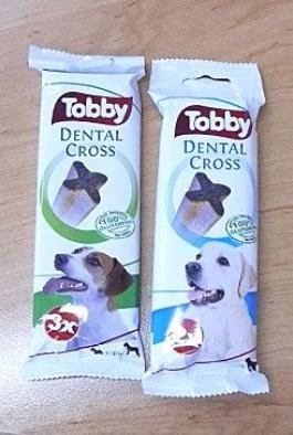 Pochoutka dentální TOBBY DENTAL CROSS L 100g 2ks