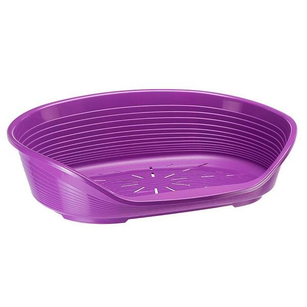 Pelech plast SIESTA DLX 10 fialový 93,5x68x28,5cm FP