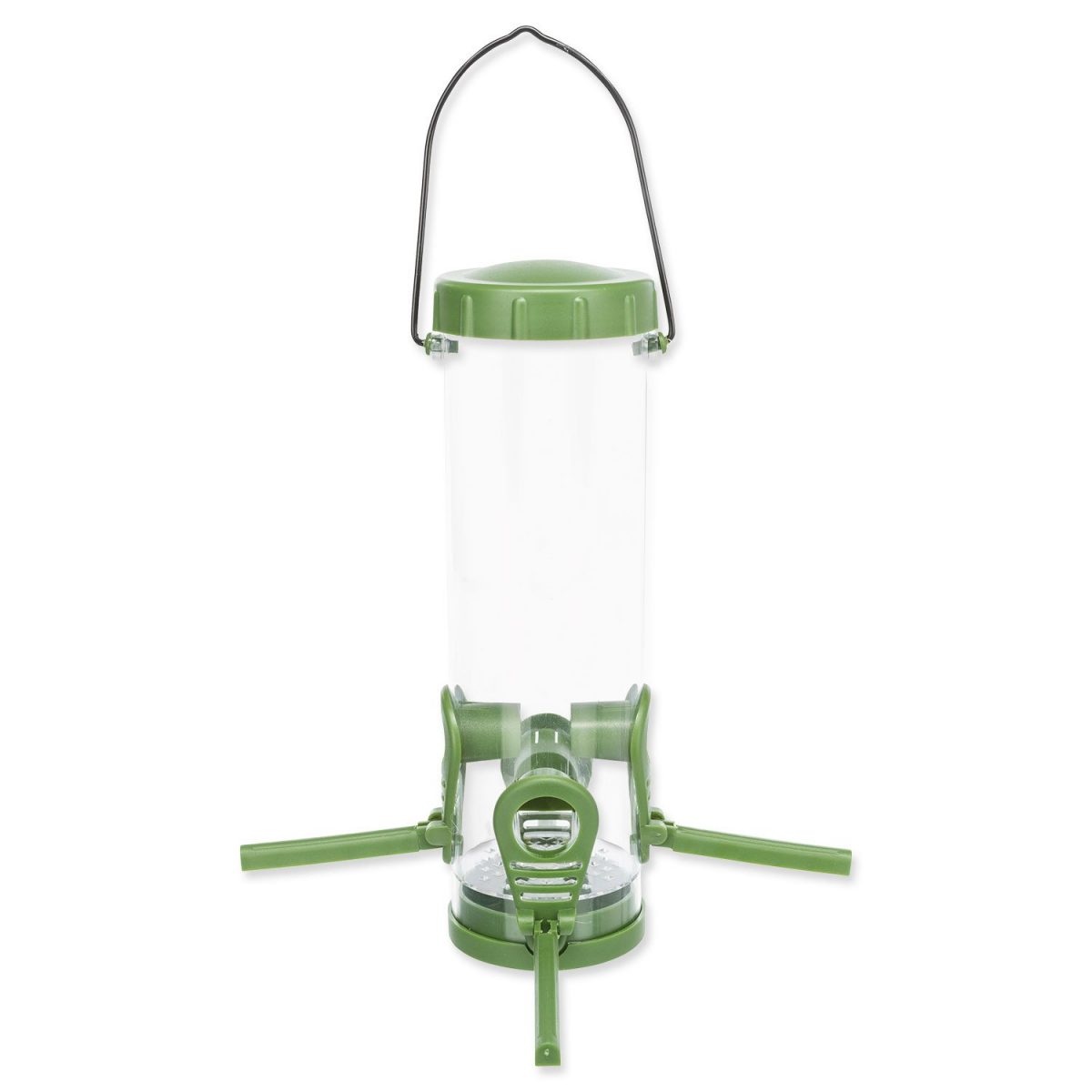 Zahradní závěsné automatické krmítko 4 otvory 450ml/23cm