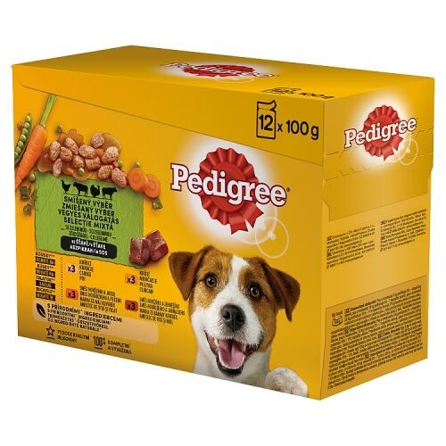 Pedigree kapsa masový výběr, zelenina ve šťávě 12x100g