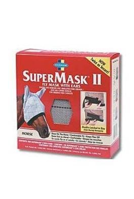 FARNAM Supermask II bez uší vel. FOAL/PONNY šedo-černá